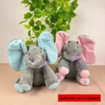 Singing Elephant Plush Toy Moving Ears & Music Baby Gift Toy