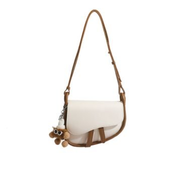 Designer-Inspired Mini Saddle Handbag – Chic and Compact Crossbody Purse for Women